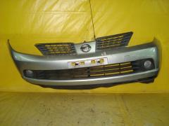 Бампер на Nissan Tiida C11 02B2704 62022-ED040  62022-ED025  62022ED025  62022ED540  62022EM00J  DS04213BA  DS04232BA  DS04232BB  DT20100000000  DT20200001000  GD6930  HQ62022EM00J  NS01001DB  NSL10507507  STDTW5000A0  U0505084  UNTEM622294, Переднее расположение
