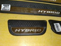Накладка на порог салона на Honda Fit Hybrid GP1 Фото 3