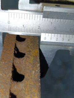 Тормозной диск 40206-3U800, 40206-3U80A на Nissan Wingroad Y12 HR15DE Фото 6