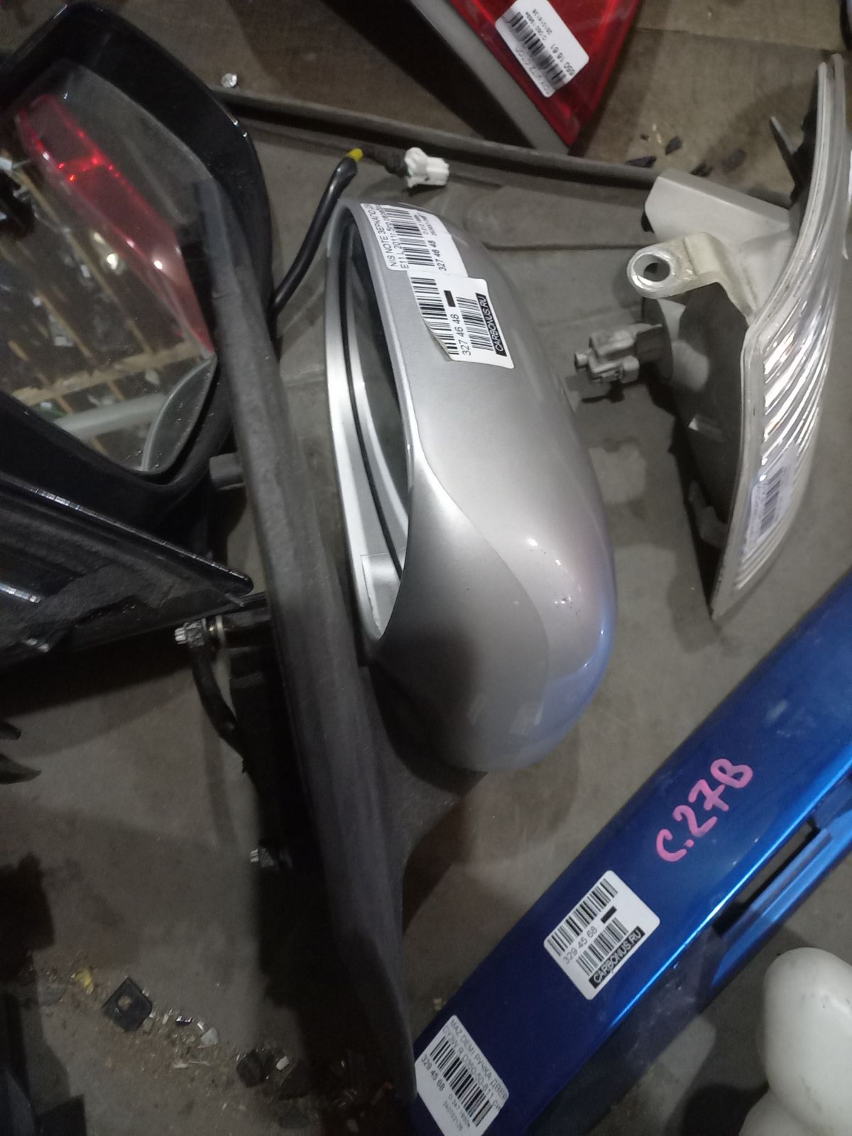 Зеркало двери боковой на Nissan Note E11 Фото 5