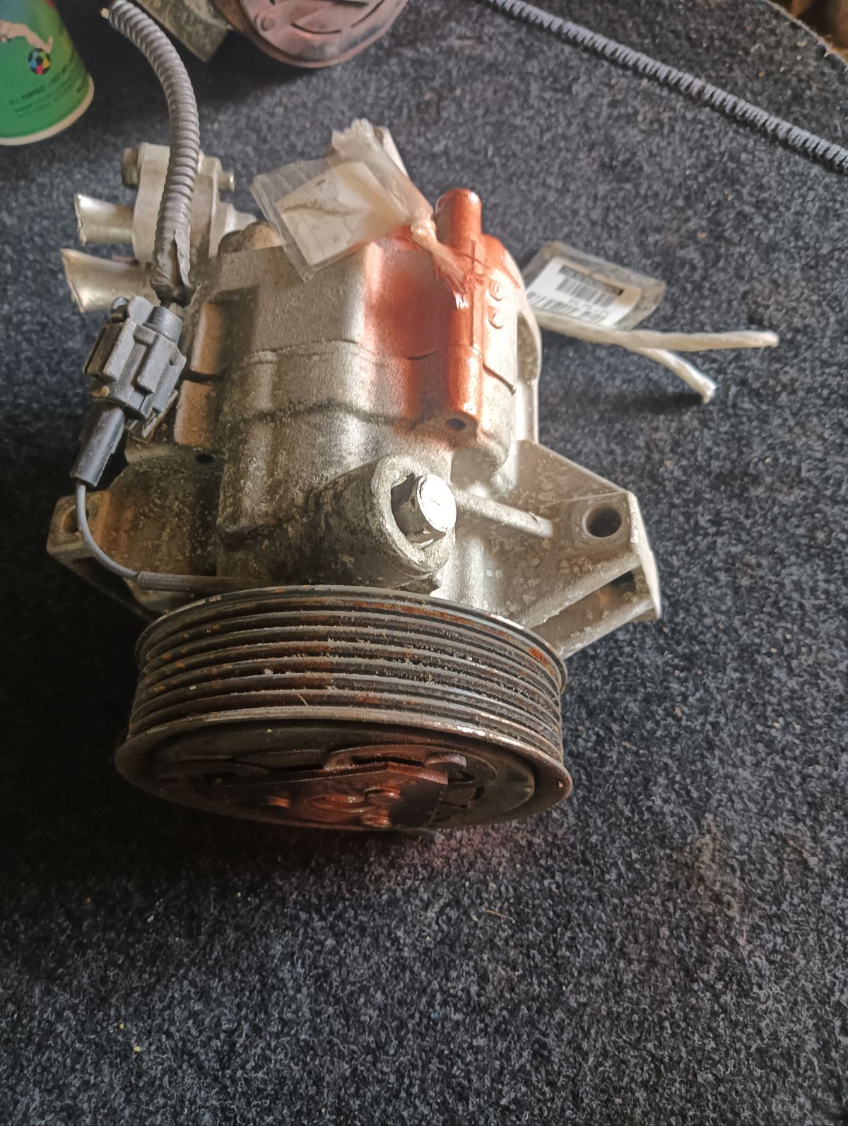 Компрессор кондиционера 506021-7360 на Nissan Tiida C11 HR15DE Фото 4