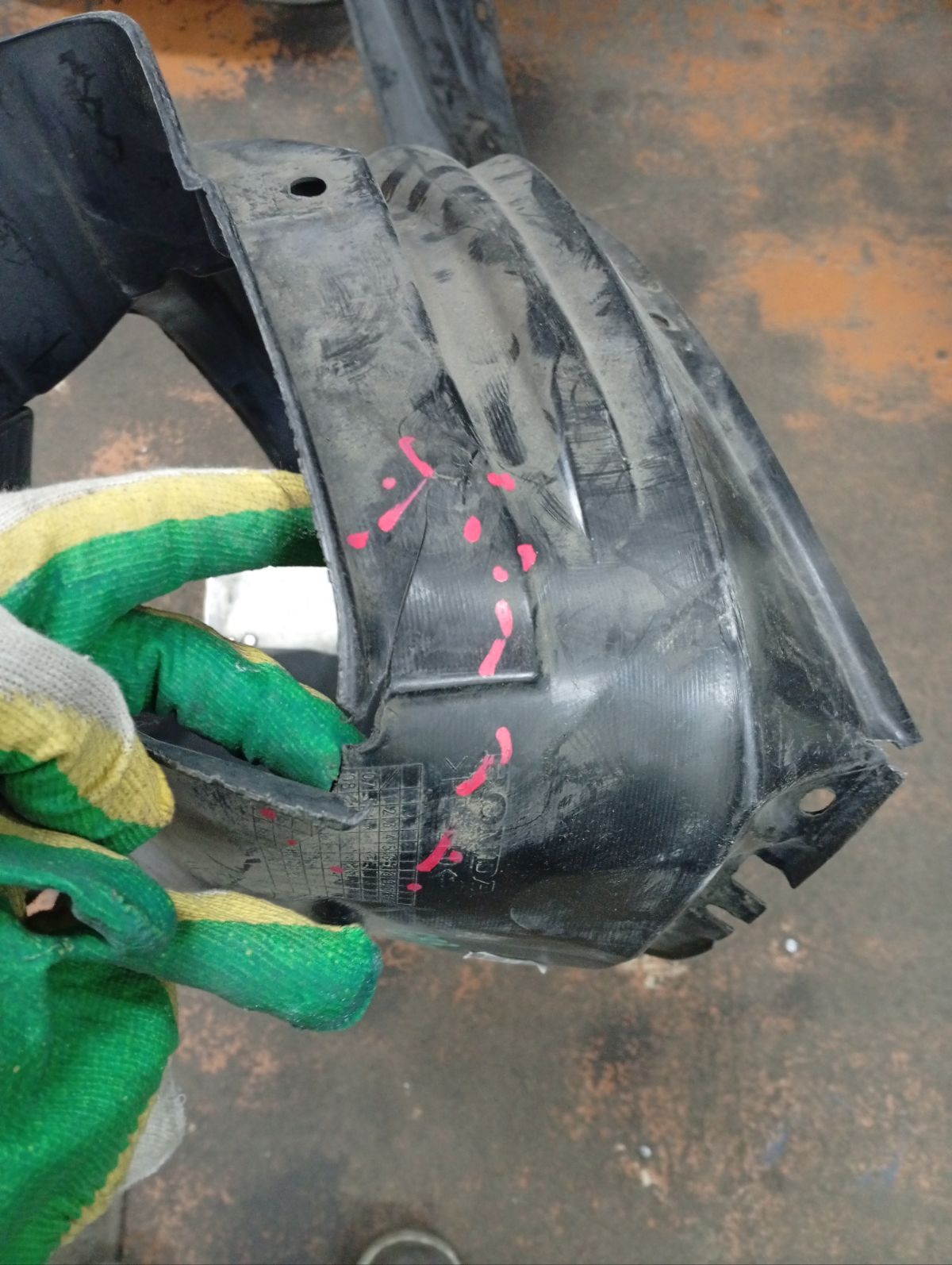 Подкрылок на Honda Freed GB3 L15A Фото 6