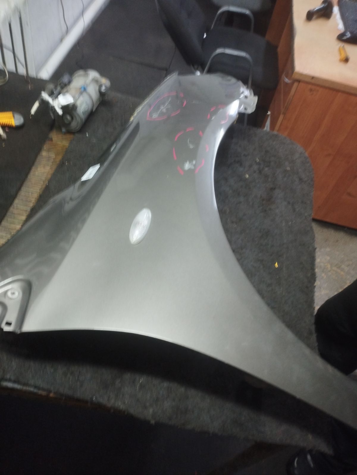 Крыло переднее 53811-12A40, TY10249ARJ на Toyota Corolla Fielder NZE141G Фото 7