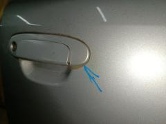 Дверь боковая на Toyota Vitz SCP10 Фото 5