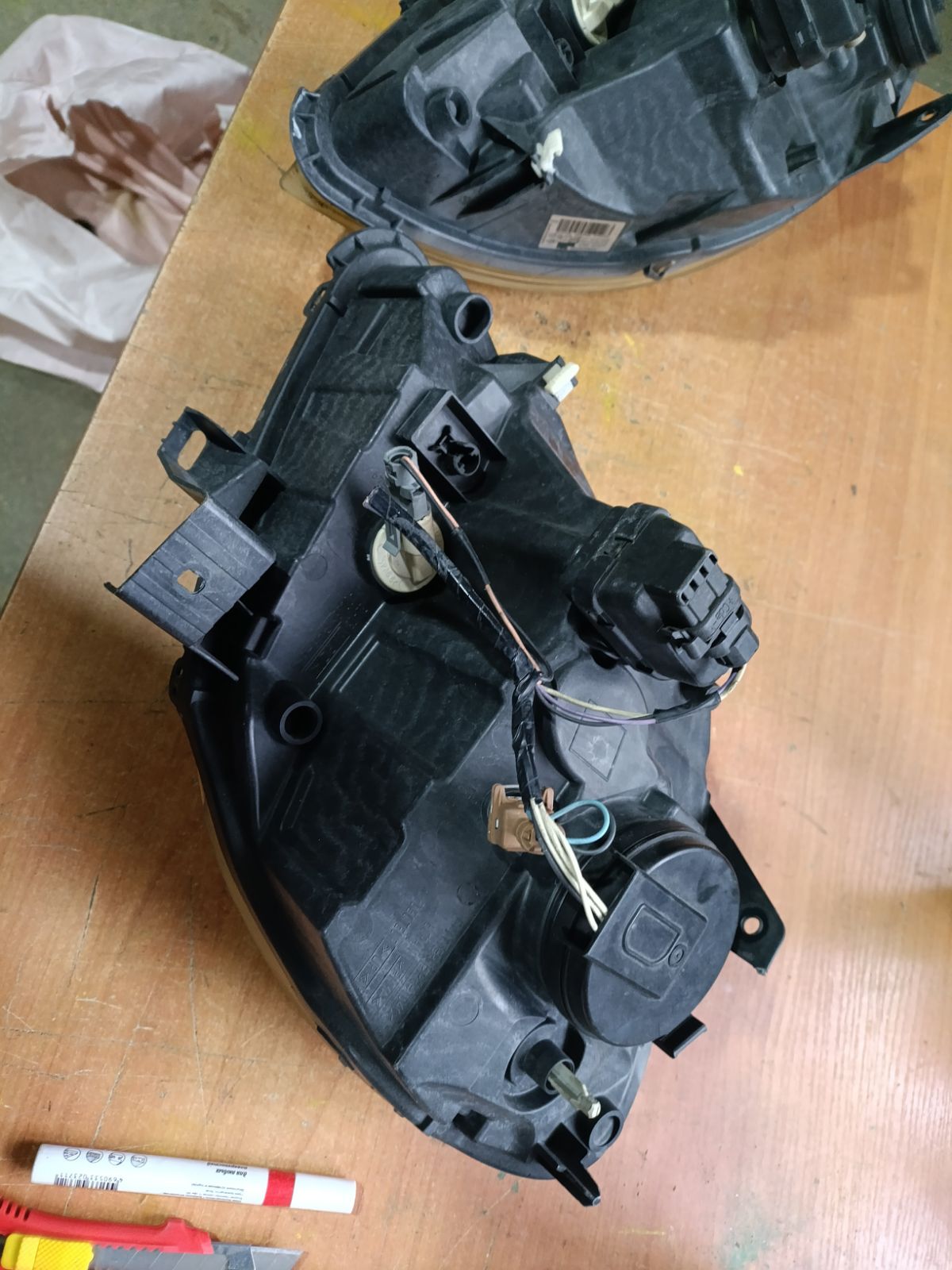 Фара 8200236593  8200236595 на Renault Kangoo KC Фото 15