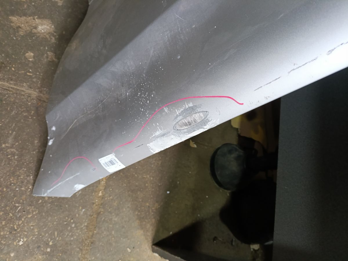 Крыло переднее A2118800718, A2118801318, BZ10027AL на Mercedes-Benz E-Class W211.061 Фото 8