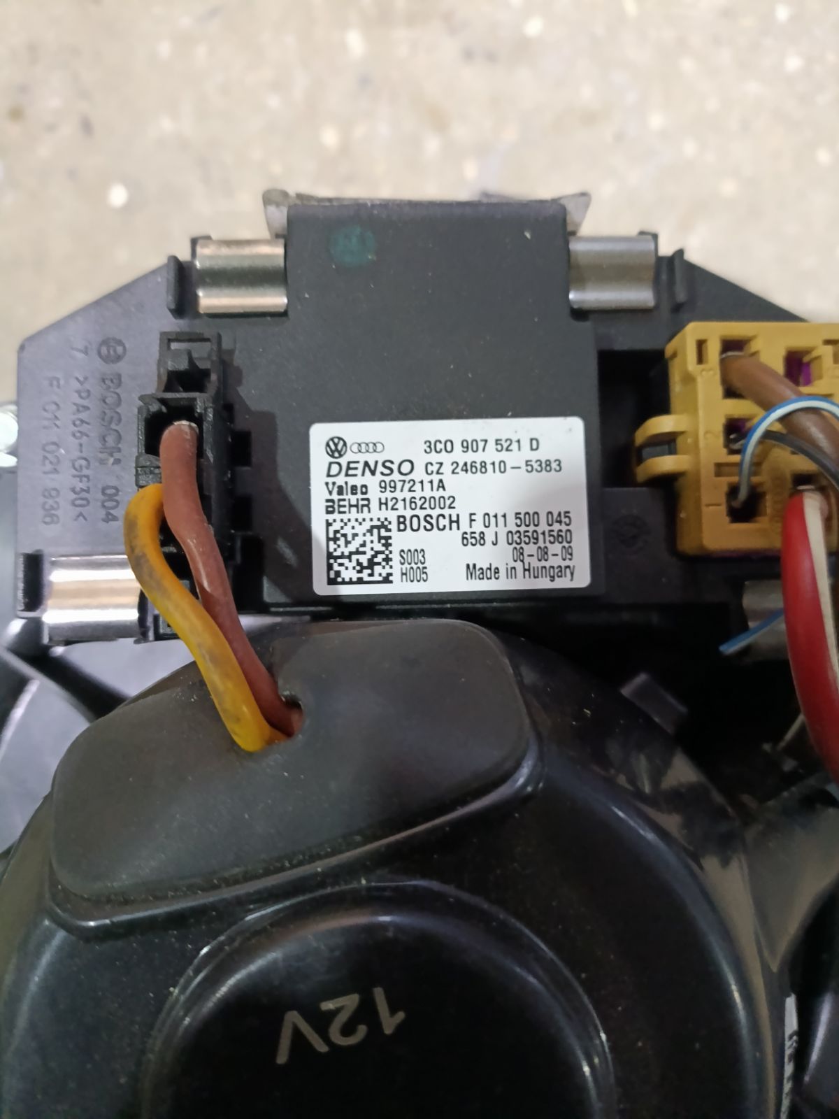 Мотор печки 1K2820015H на Audi Tt 8J Фото 6