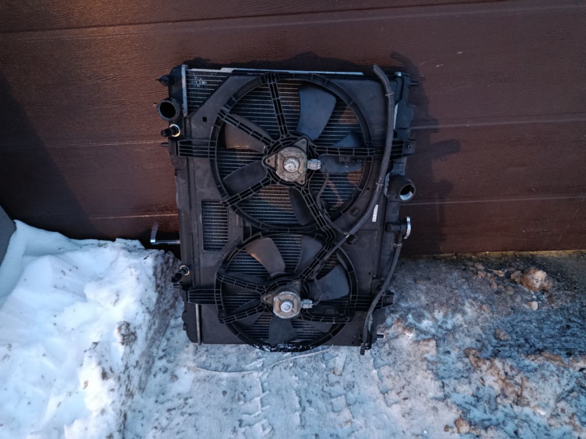 Радиатор ДВС 214609H300, 21460-8H303, 21460-9H303, 68799, FX-036-4156, FX-036-4156A, TD-036-4156, TD-036-4156A на Nissan X-Trail NT30 QR20DE Фото 23