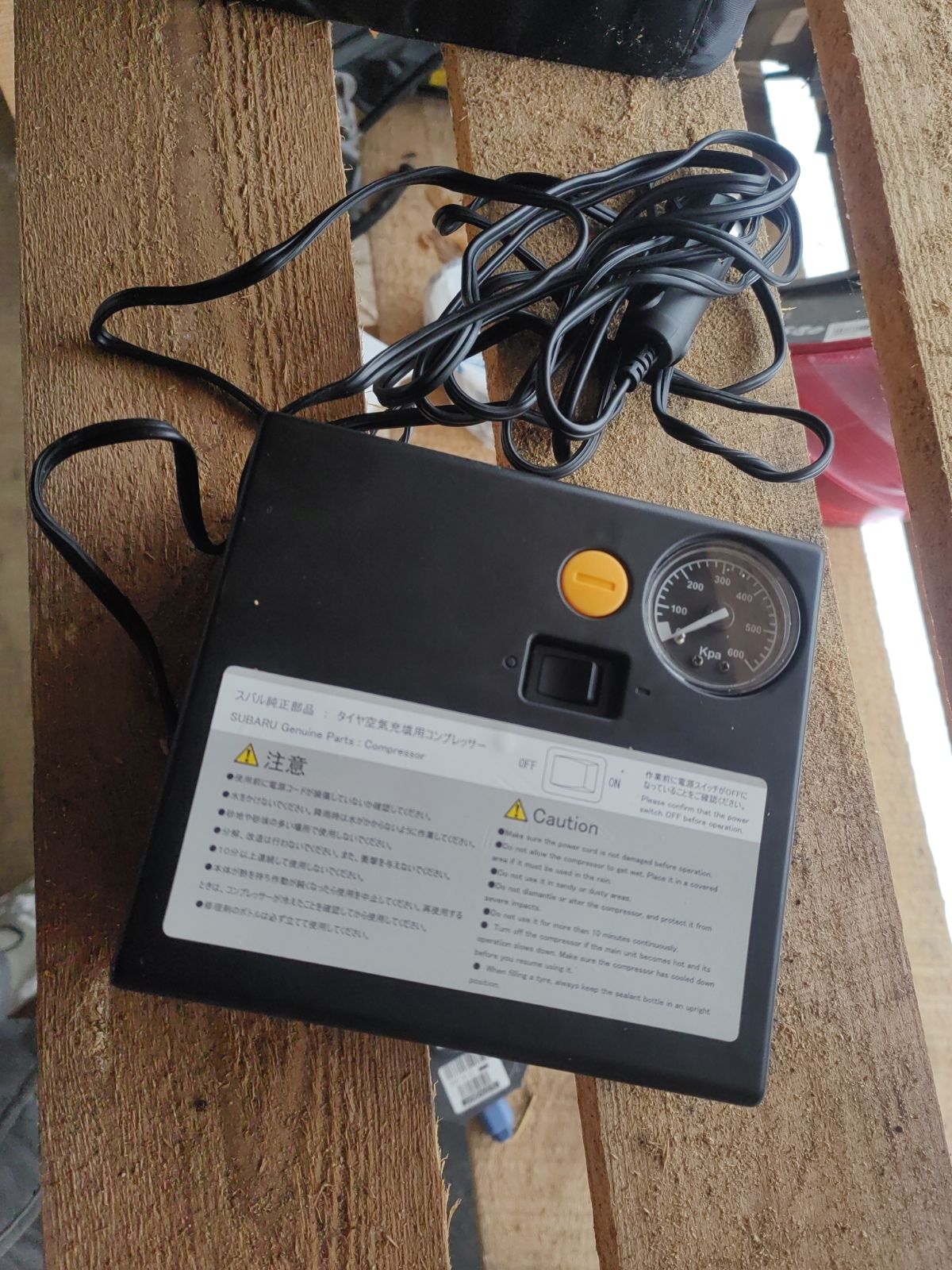 Компрессор для колес на Subaru Impreza Wagon GP2 Фото 3