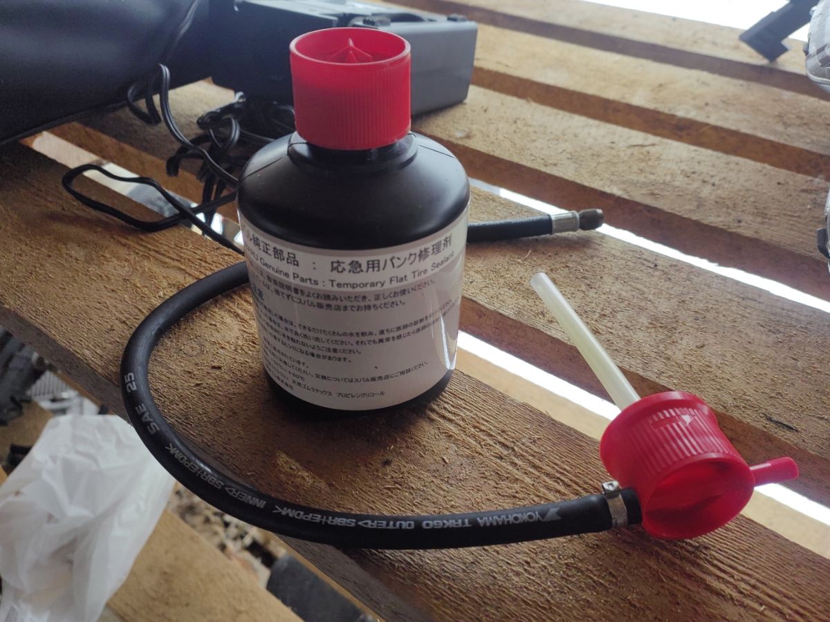 Компрессор для колес на Subaru Impreza Wagon GP2 Фото 5