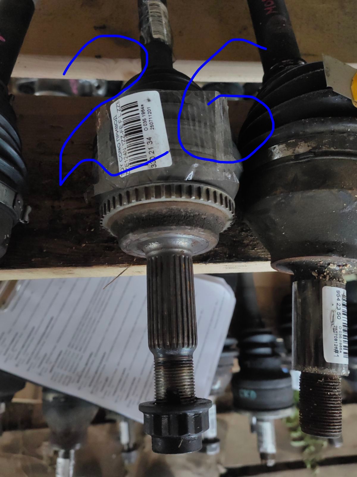 Привод на Toyota Corolla Spacio ZZE124N 1ZZ-FE Фото 4