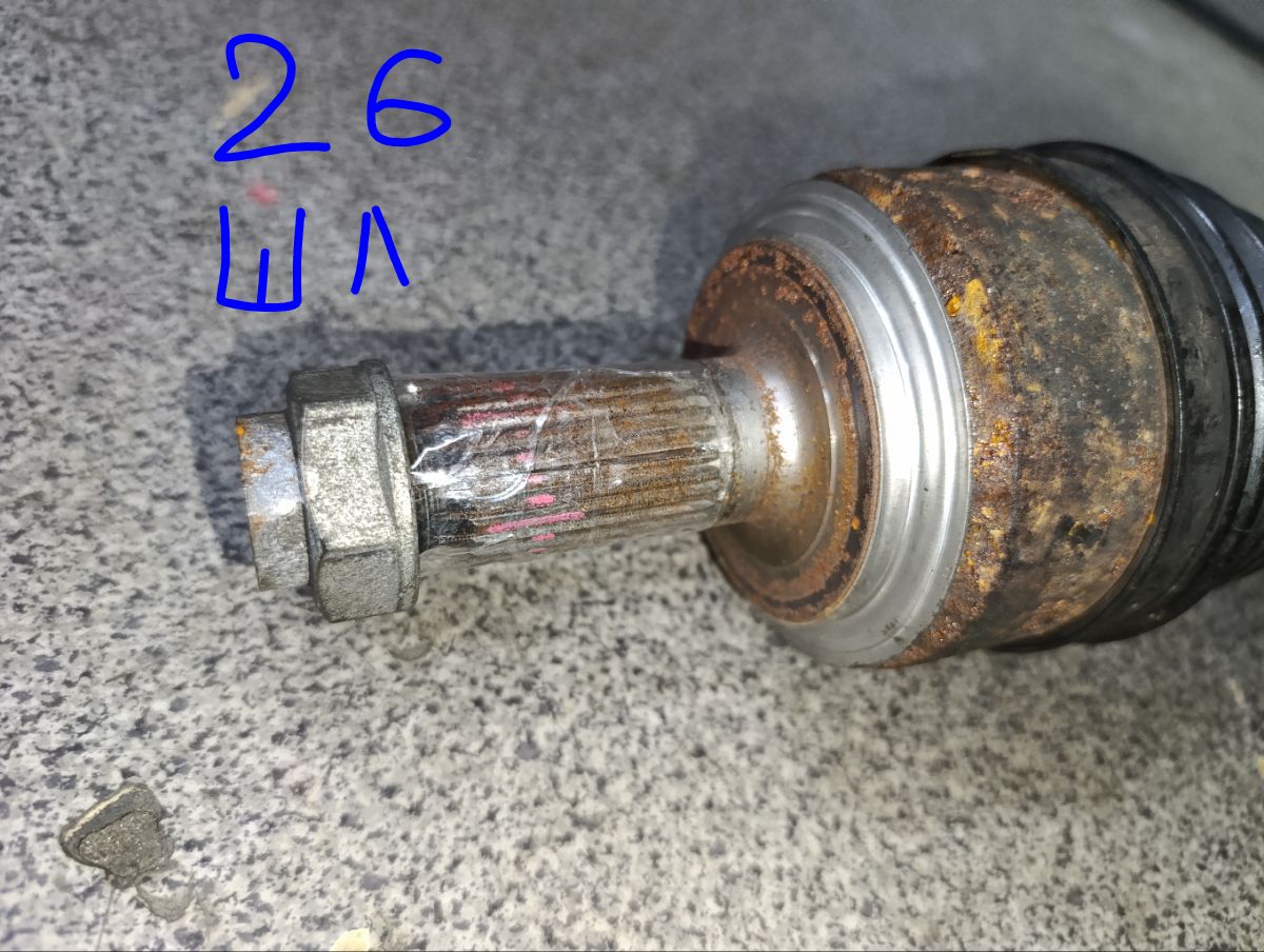 Привод 44305-SEA-000 на Honda Accord Wagon CM1 K20A Фото 7