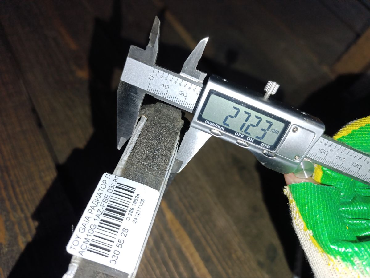 Радиатор печки на Toyota Gaia ACM10G 1AZ-FSE Фото 6