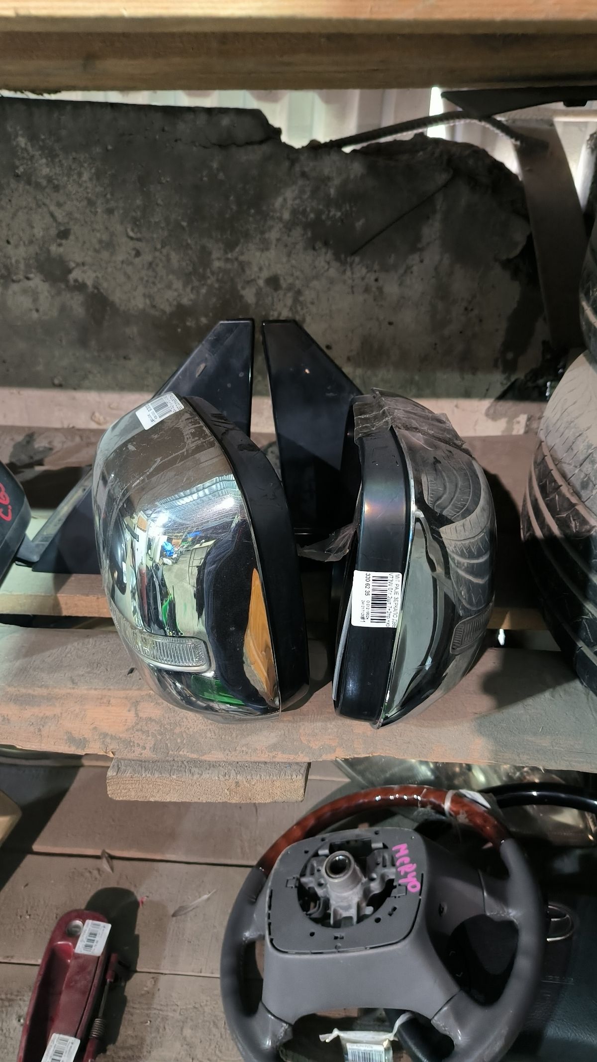 Зеркало двери боковой на Mitsubishi Pajero V73W Фото 13