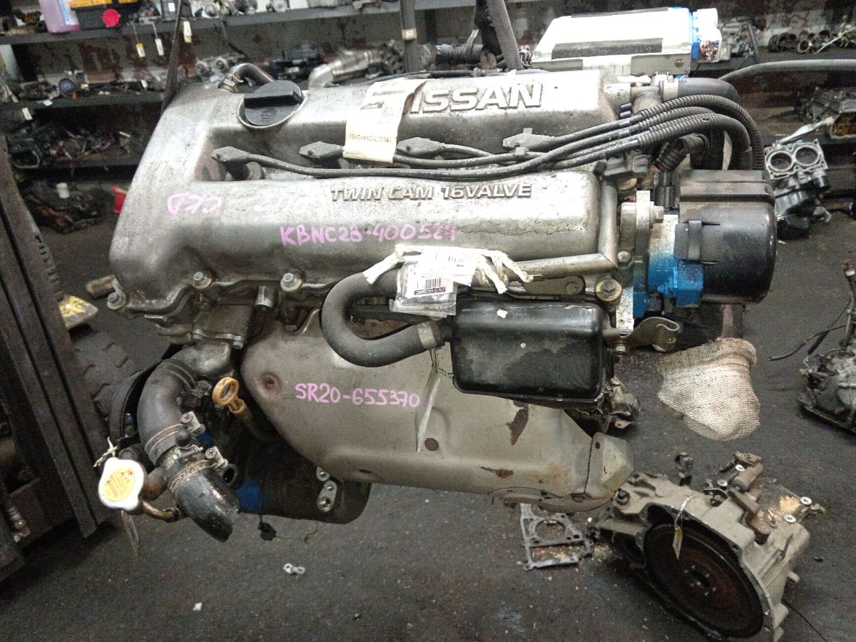 Двигатель на Nissan Serena KBNC23 SR20DE Фото 10