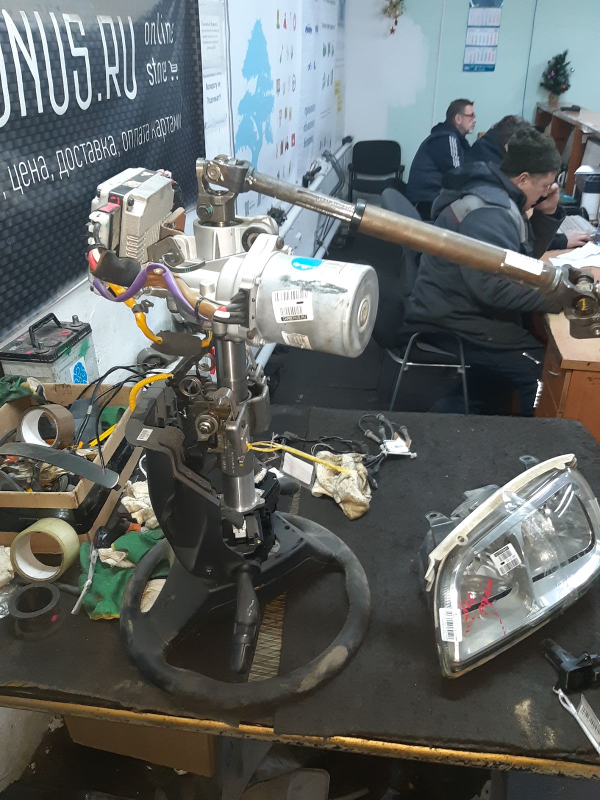 Рулевая колонка 2W563-99500, 56300-2W150 на Hyundai Santa Fe DM Фото 16