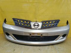Бампер на Nissan Tiida C11 62022-ED025  62022ED025  62022ED540  62022EM00J  DS04213BA  DS04232BA  DS04232BB  DT20100000000  DT20200001000  GD6930  HQ62022EM00J  NS01001DB  NSL10507507  STDTW5000A0  U0505084  UNTEM622294, Переднее расположение