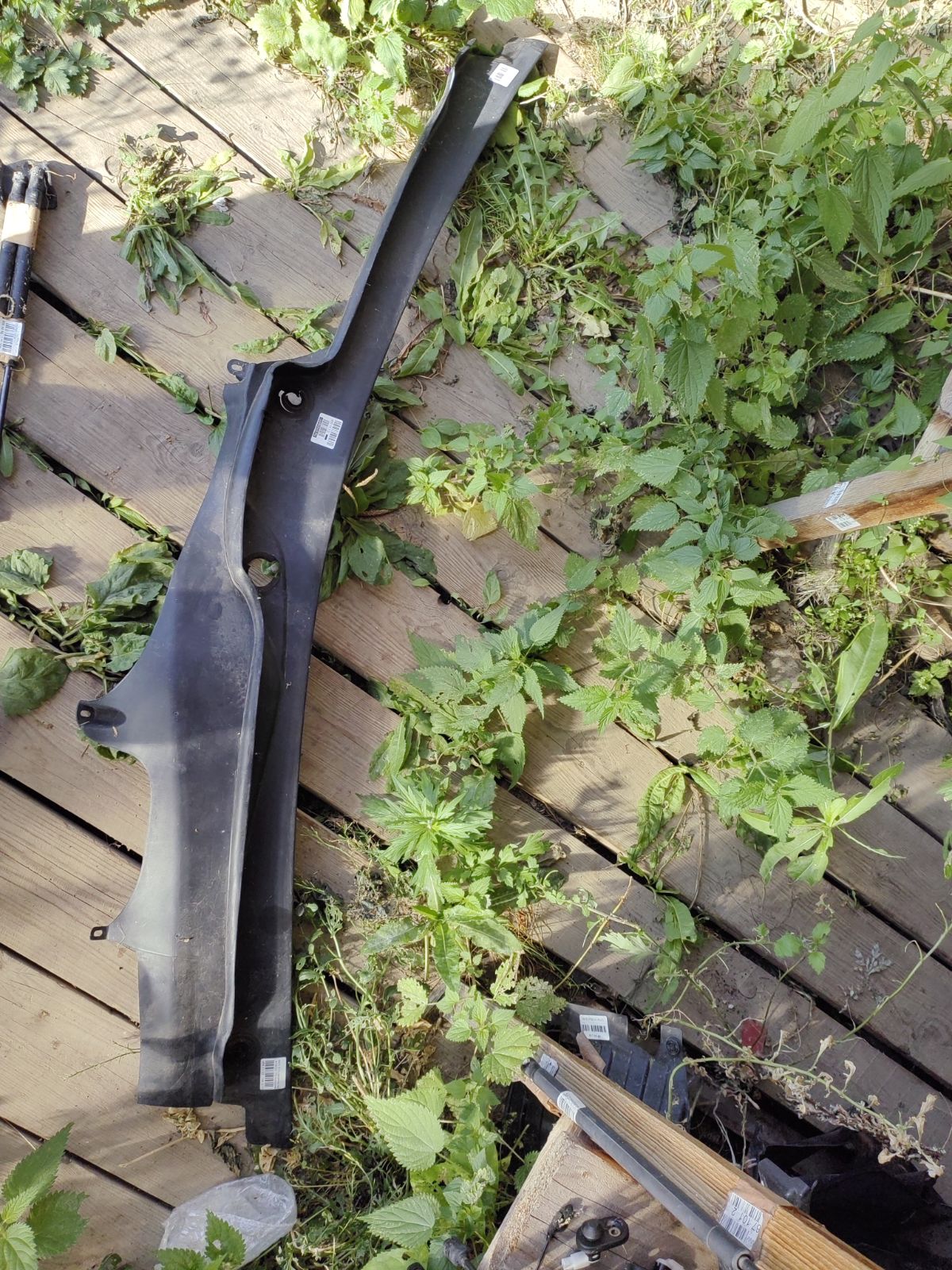 Решетка под лобовое стекло на Mercedes-Benz S-Class W220.178 Фото 6