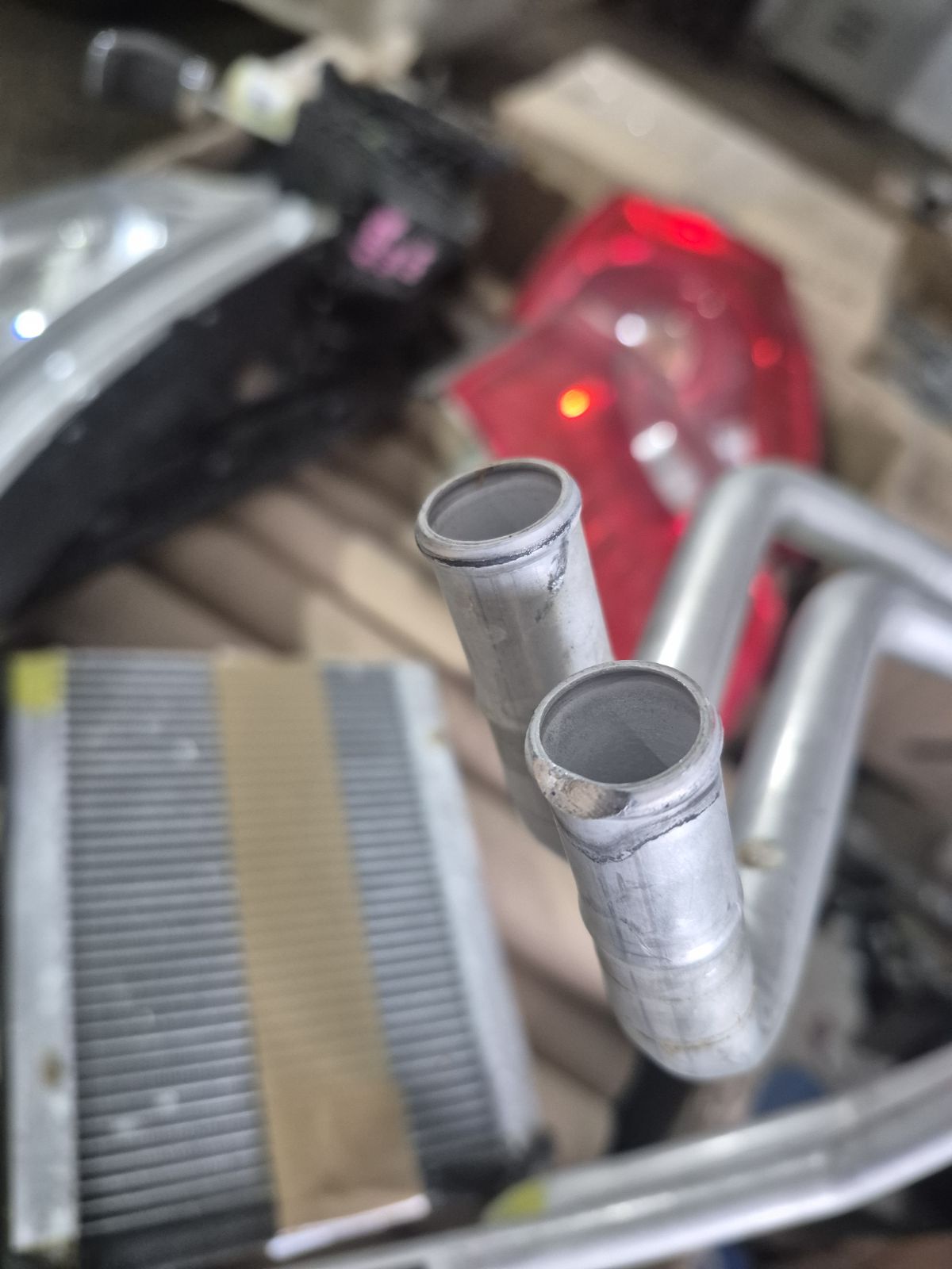 Радиатор печки на Toyota Corolla Spacio ZZE122N 1ZZ-FE Фото 6