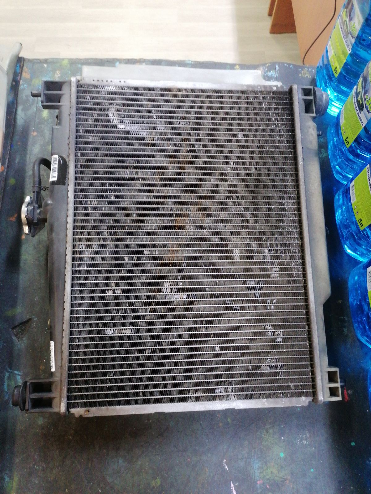 Радиатор ДВС 16400-0J010, 16400-0J020, 16400-0J050, 16400-23080, 16400-23090, 16400-23091, 16400-23100, 16400-23110, 16400-23111, 16400-23140, 16400-23150, 164002308087, 164002310087, 64789А, 64801, FX-036-0991, FX-036-0991A, TD-036-0991, TD-036-0991A на Toyota Vitz SCP10 1SZ-FE Фото 14