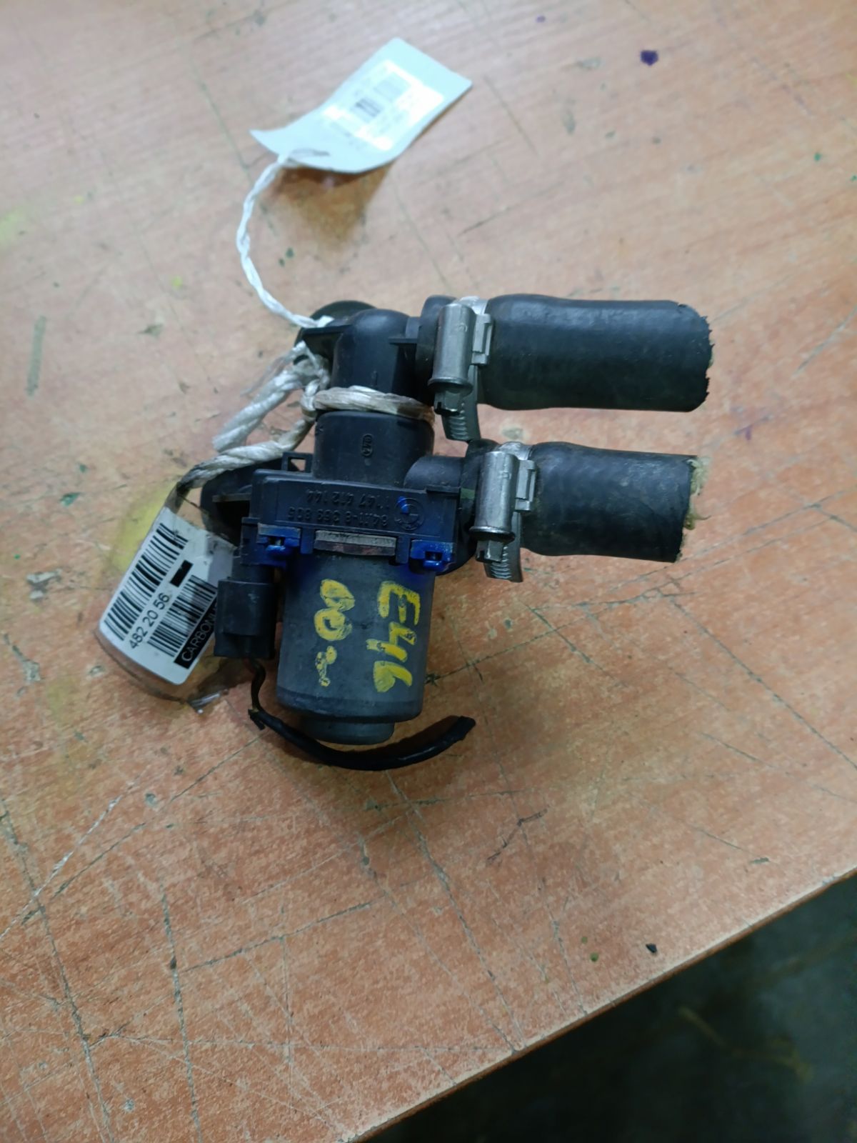 Клапан отопителя 64118369805 на Bmw 3-Series E46-AV31 M54 Фото 3