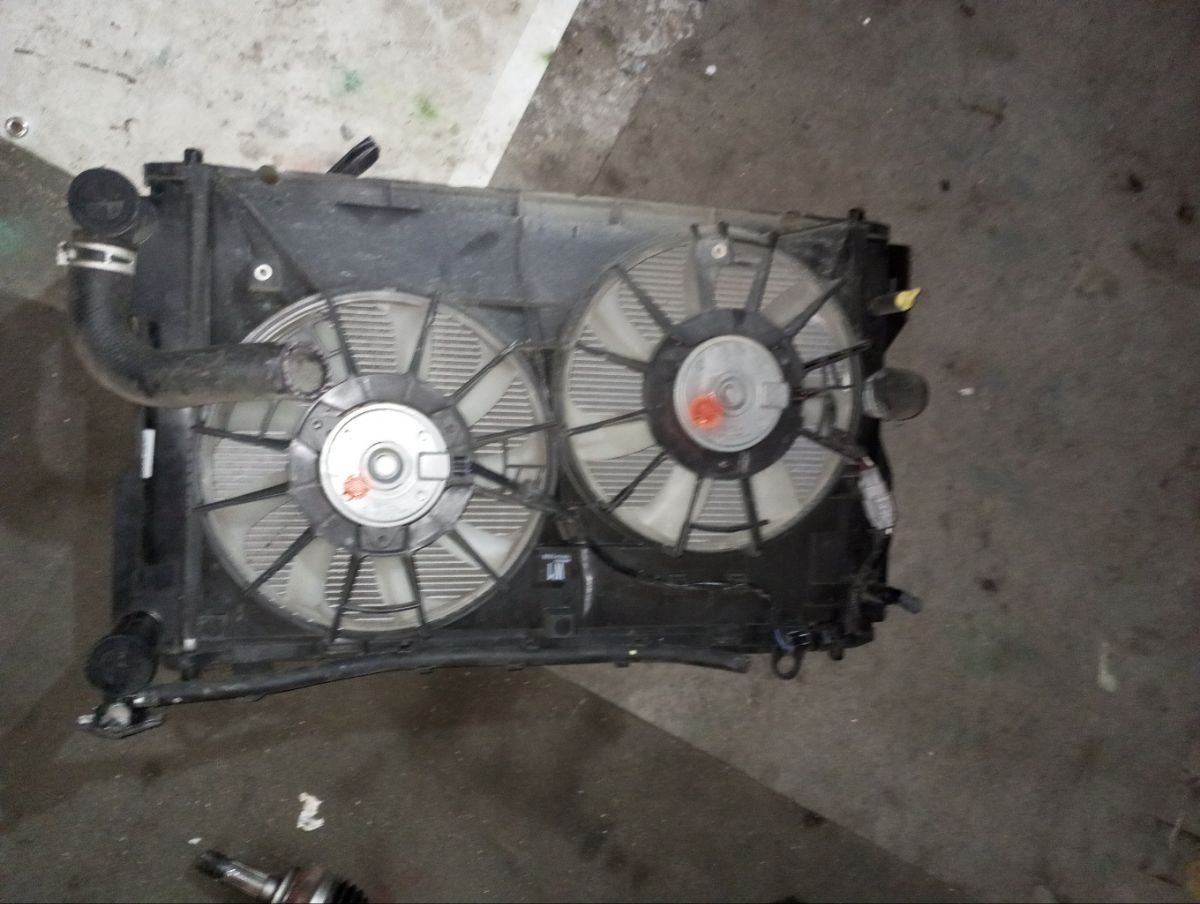 Радиатор ДВС 16410-22150, 1641022151, FX-036-4961, FX-036-4961A, TD-036-4961, TD-036-4961A на Toyota Wish ZGE20G 2ZR-FAE Фото 4