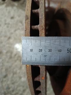 Тормозной диск 43512-22220, 43512-22250 на Toyota Mark Ii GX105 1G-FE Фото 3