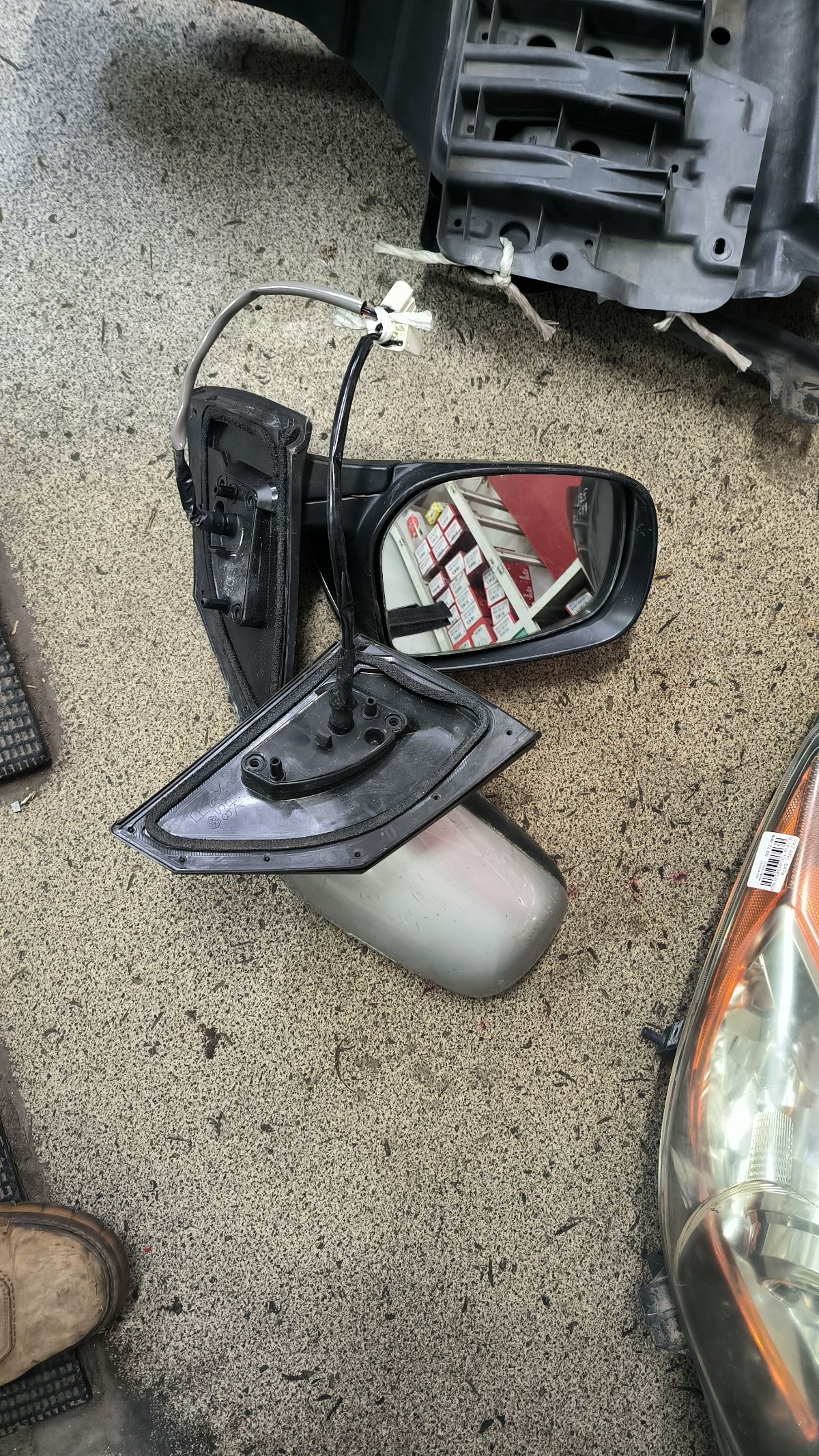 Зеркало двери боковой на Toyota Corolla Fielder NZE144G Фото 9