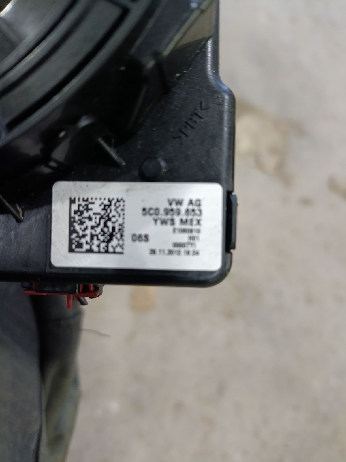 Шлейф-лента air bag на Volkswagen New Beetle 5C Фото 8