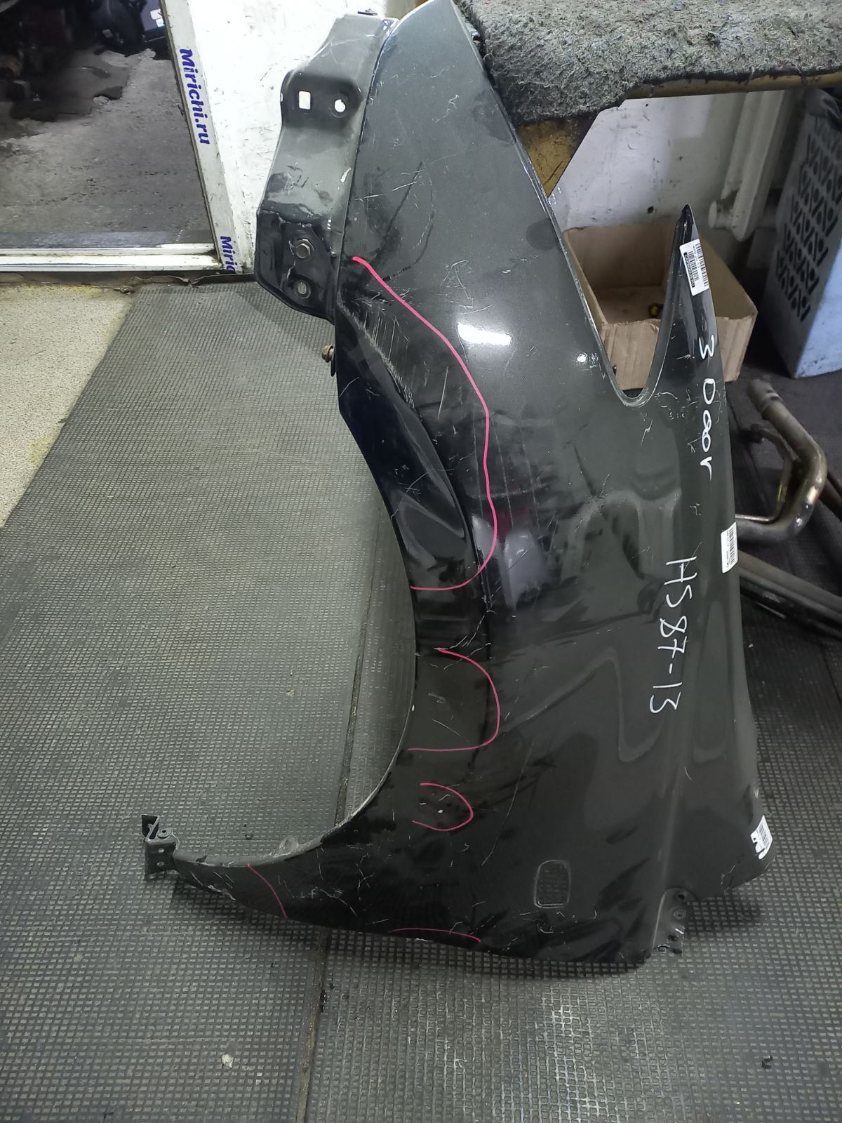 Крыло переднее 53812-52130 на Toyota Ist NCP61 Фото 6