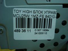 Блок управления климатконтроля 84010-48191 на Toyota Kluger MCU25W 1MZ-FE Фото 4