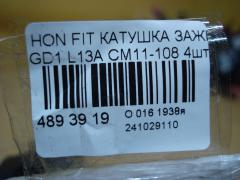 Катушка зажигания CM11-108, 30521-PWA-003, LC-016-2274 на Honda Fit GD1 L13A Фото 3