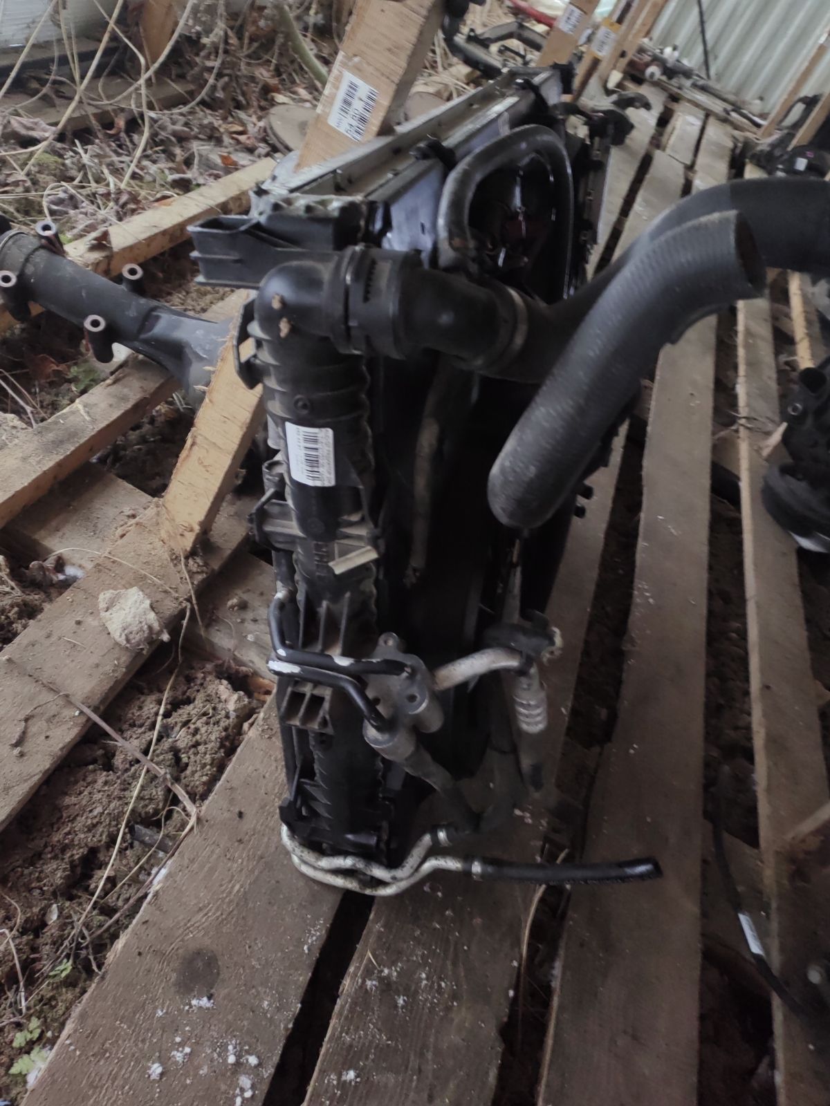 Радиатор ДВС 7L6121253 на Audi Q7 4L BHK Фото 5