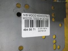 Консоль магнитофона 73322-81J0 на Nissan Moco MG22S Фото 3
