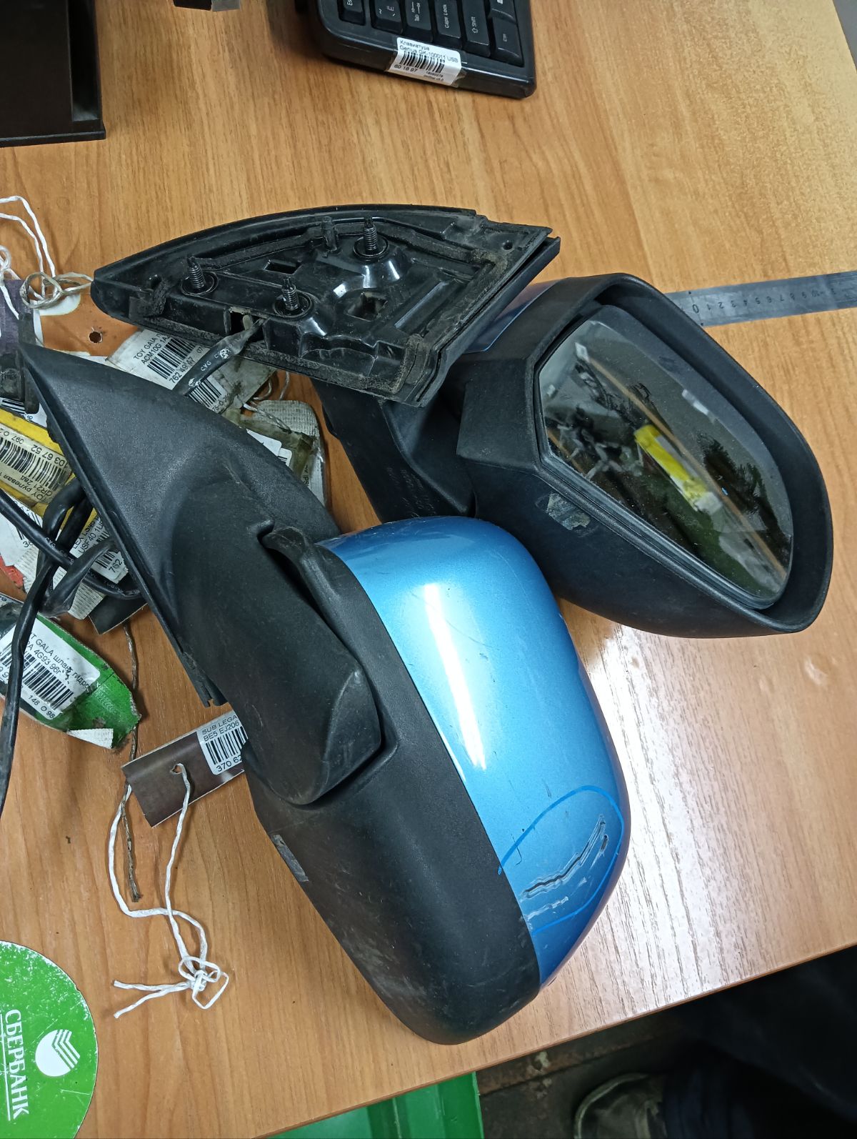 Зеркало двери боковой на Nissan Leaf AZE0 Фото 4