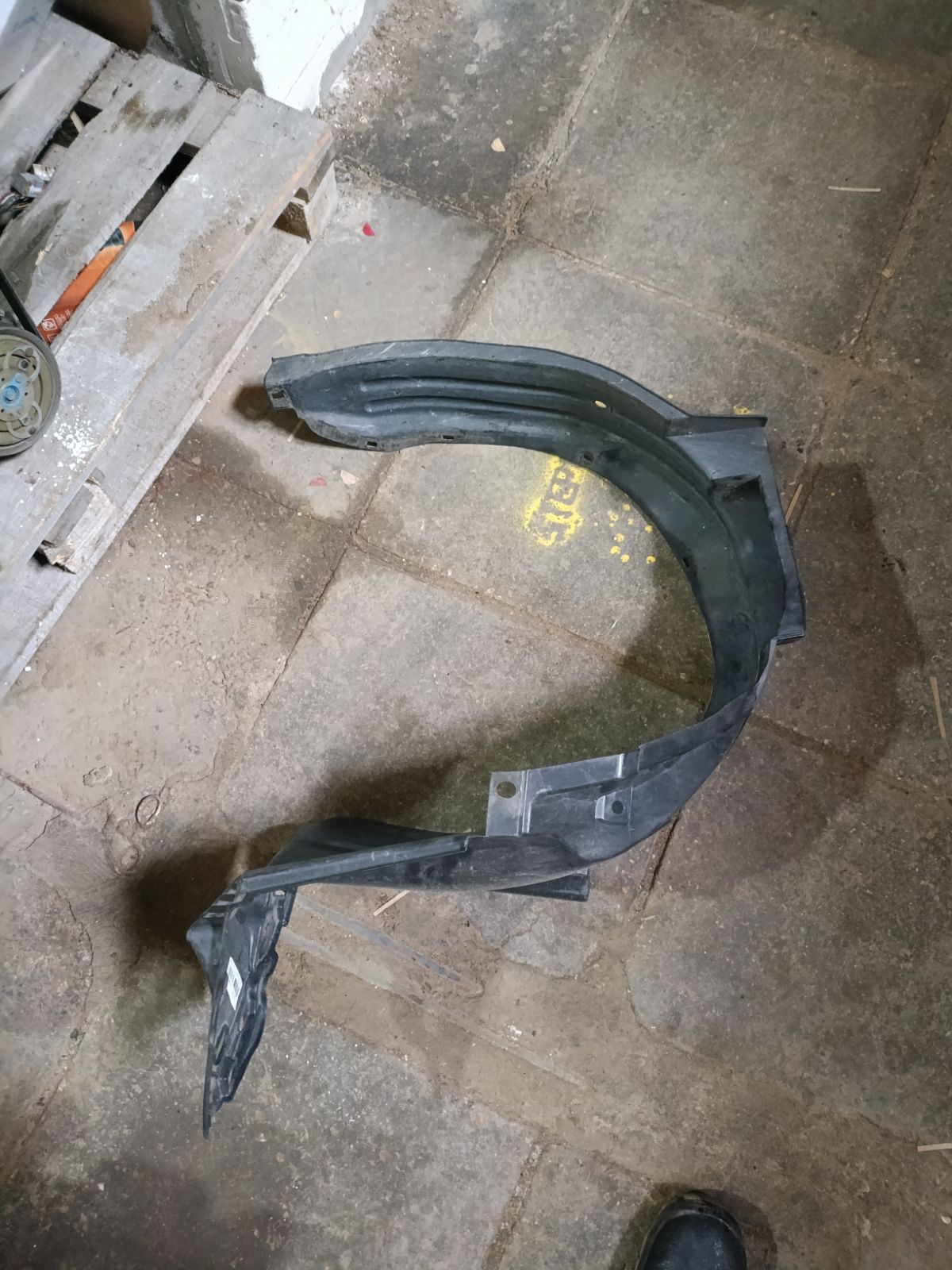 Подкрылок 74151-SAA-900, 3835FL-1, 3850FL1T, 74151-SAA-901, 74151-SAA-G00, 74151-SEL-T00, 74151SAA506, 915.HD11133L, GD8697AL, HD11071AL, NEG2019111, PHD11071AL, ST-HD15-016L-2 на Honda Fit GD1 L13A Фото 3