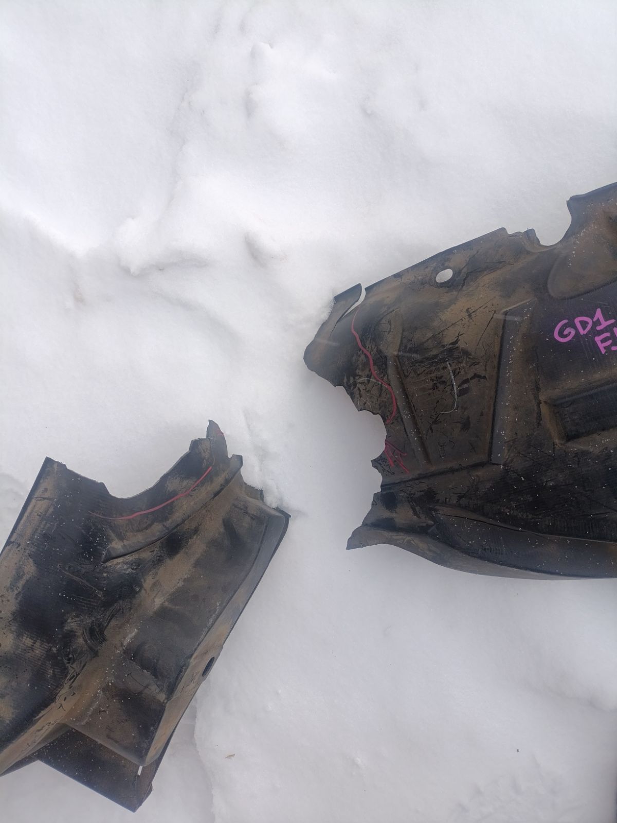 Подкрылок на Honda Fit GD1 L13A Фото 9