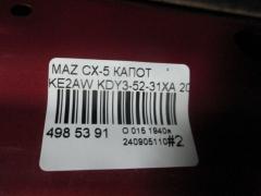 Капот KDY3-52-31XA, 05031976, 2780660, 3481280, 45X103, 6803003495280P, GD99F32, GDBT0331, KDY35231X, L02248, MZ07080AA, MZ20060A, MZ53001500000, MZ6701A, MZ7023100, MZCX512330, P70MZ060A, PMZ20060A, STMZX50150, YRJ10CX513001 на Mazda Cx-5 KE2AW Фото 5