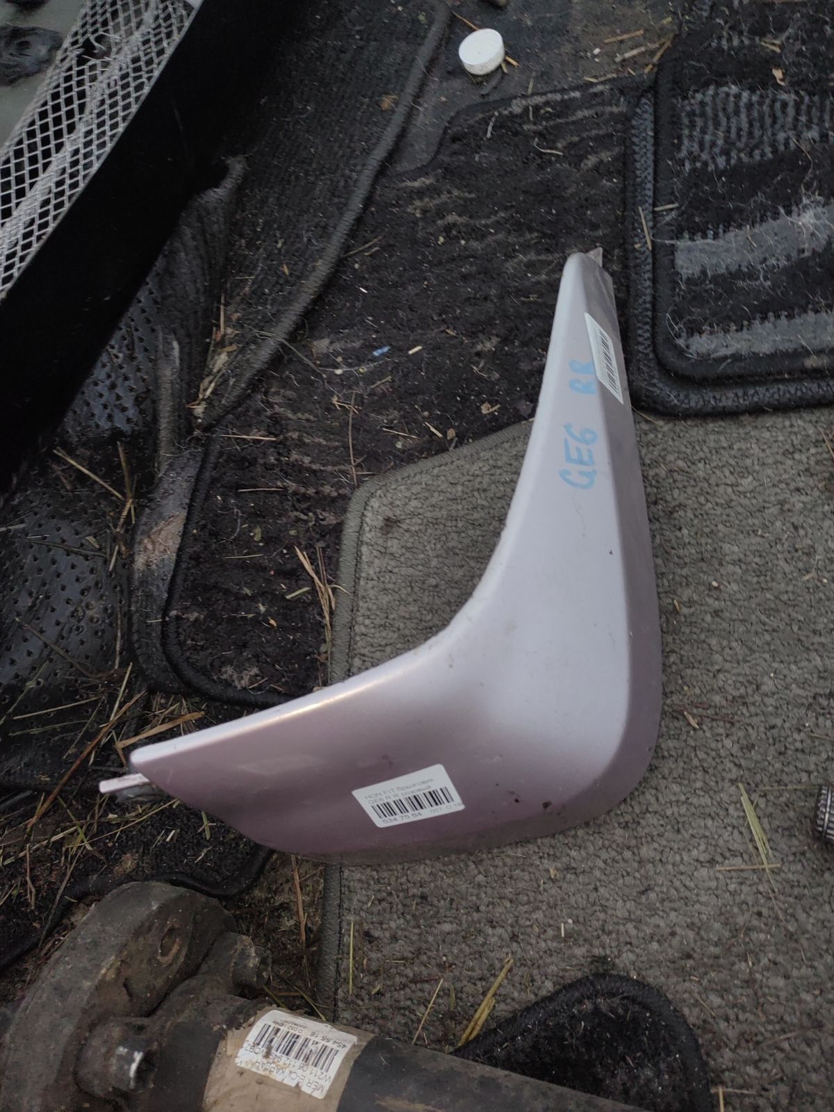 Брызговик на Honda Fit GE6 Фото 3