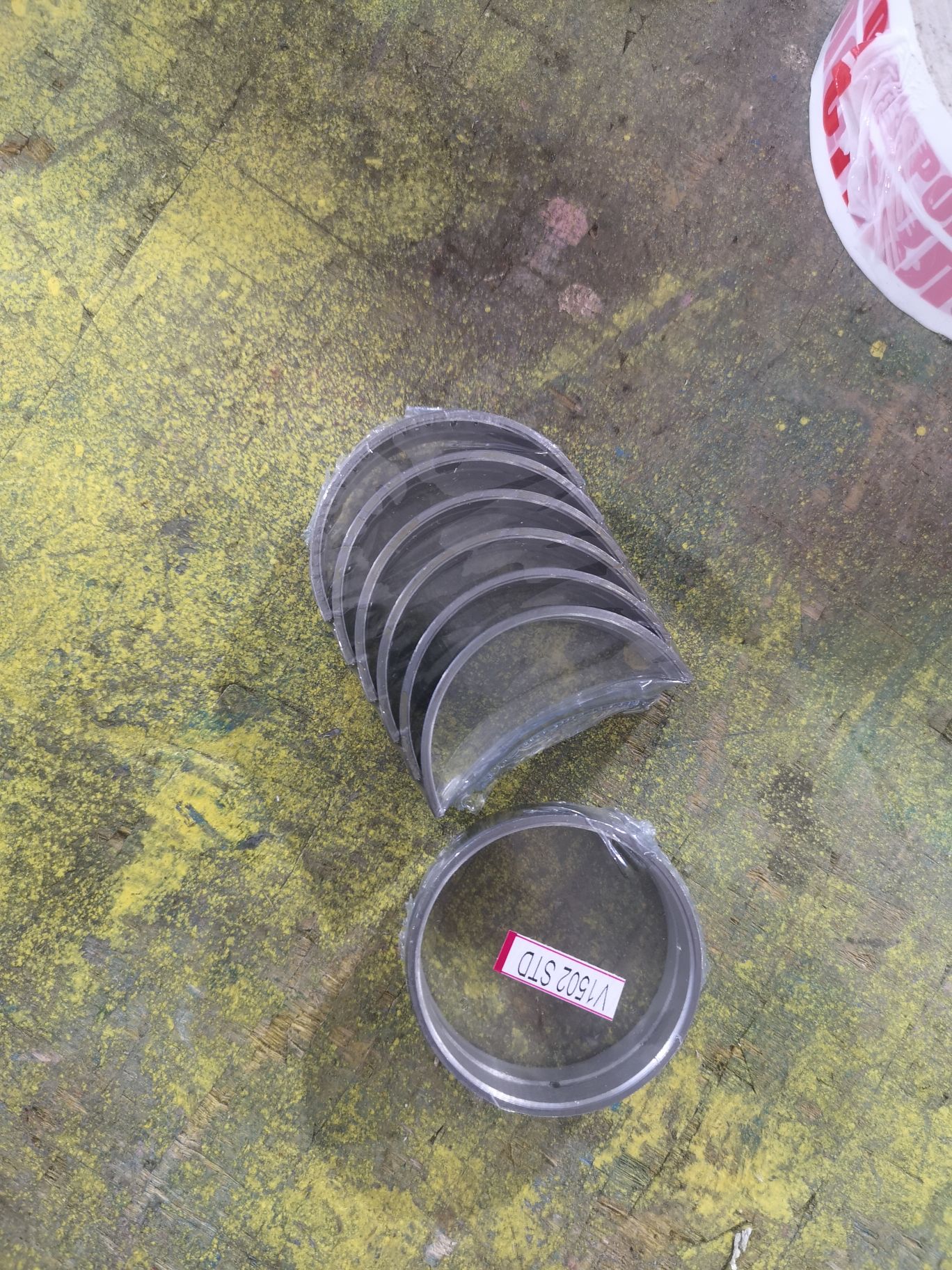 Вкладыши коренные CARFERR CR-192-8725, 15221-23470, 15221-23480, 15221-23481, 17311-23470, 17311-23471, 17311-23472, 17311-23480, 17331-23470, 17331-23471, 17331-23480, 6685486, 6685487, ML220100-3, ST-192-8725 на Kubota D1703 Фото 2