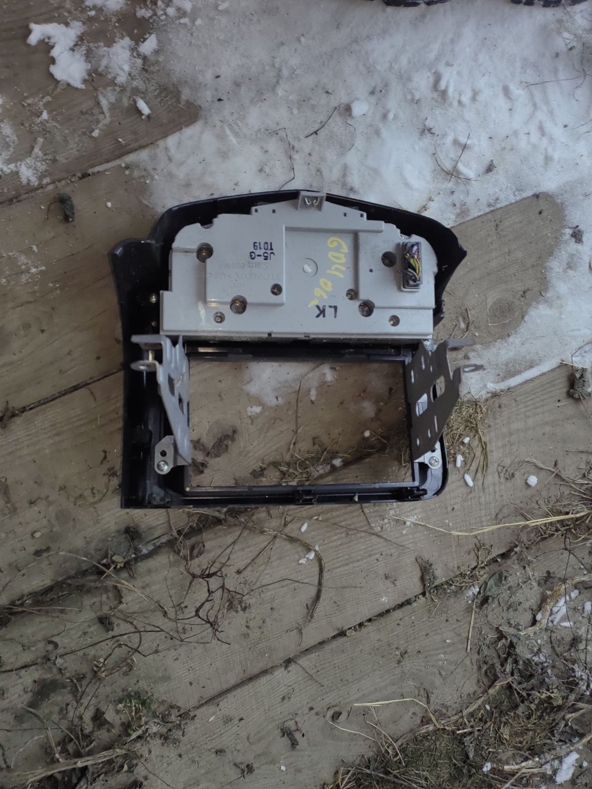 Блок управления климатконтроля на Honda Fit GD4 L15A Фото 4