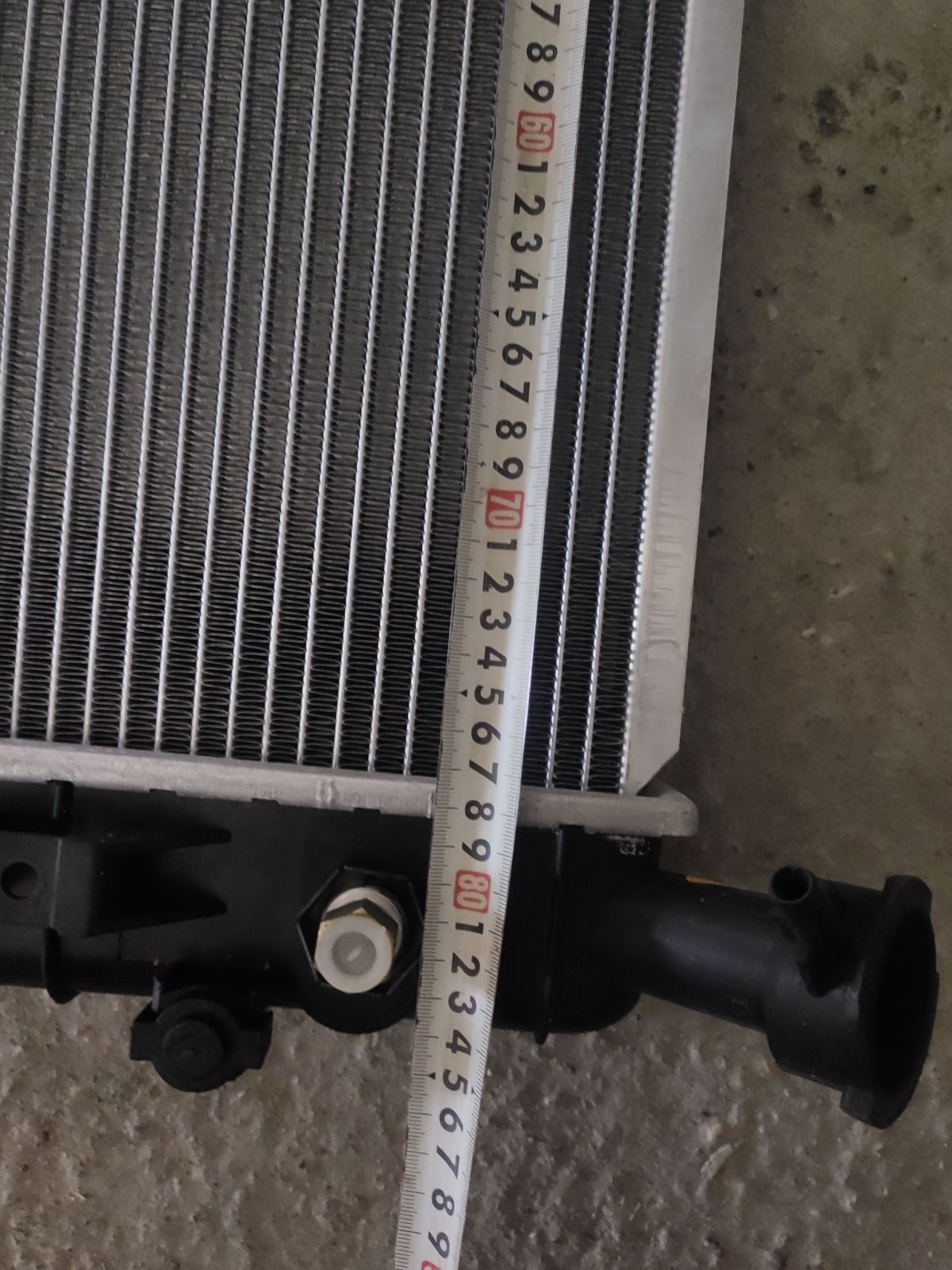 Радиатор ДВС TADASHI TD-036-7167, 10329499, 52401484, 52478254, 52478524, 52487052, 88957431, 89018542 на Buick Regal 3.8 Фото 4