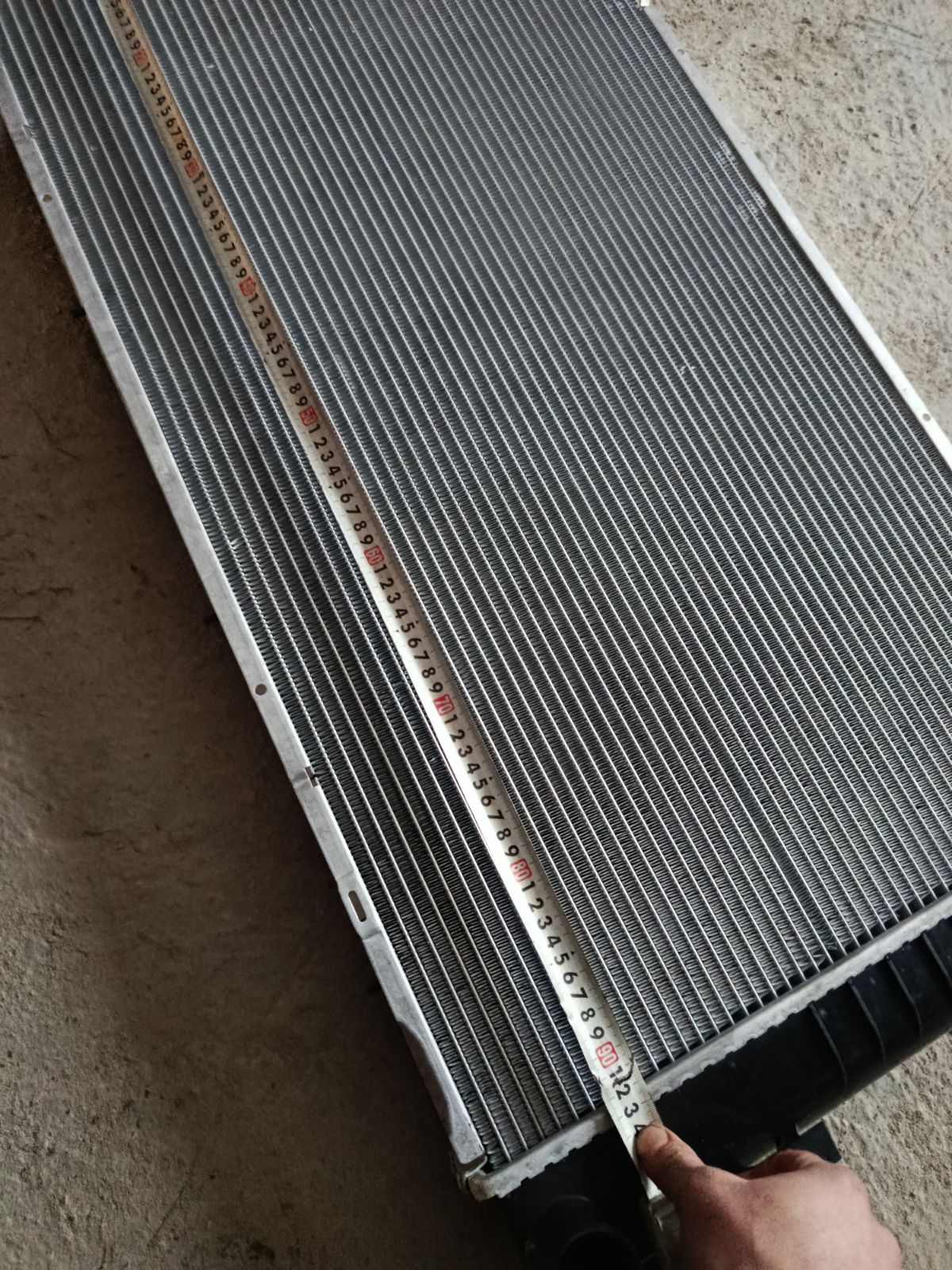 Радиатор ДВС TADASHI TD-036-7282, 105600, 3132-1002, 52006479, 52030191, 52030191AC, 56024, CU1553, WG1722984 на Dodge Ram 5.9 Фото 8