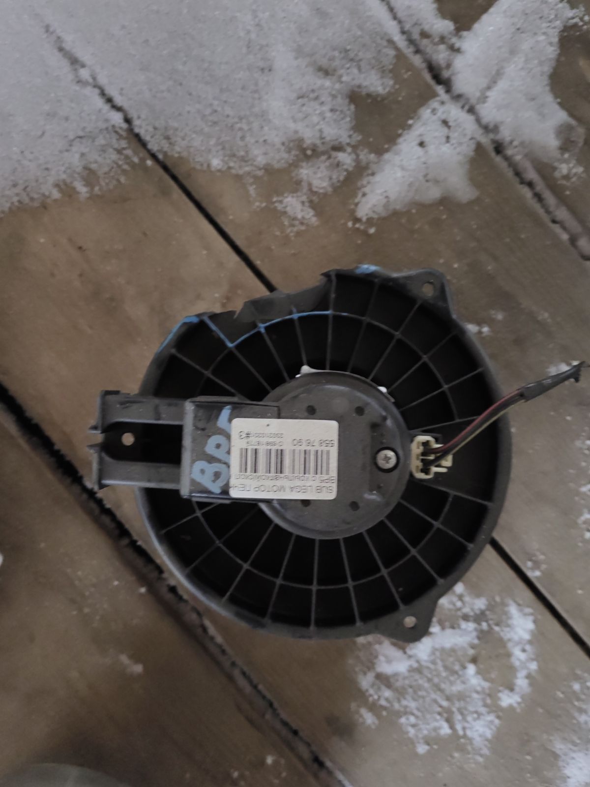 Мотор печки 72223AG000 на Subaru Legacy Wagon BP5 Фото 3