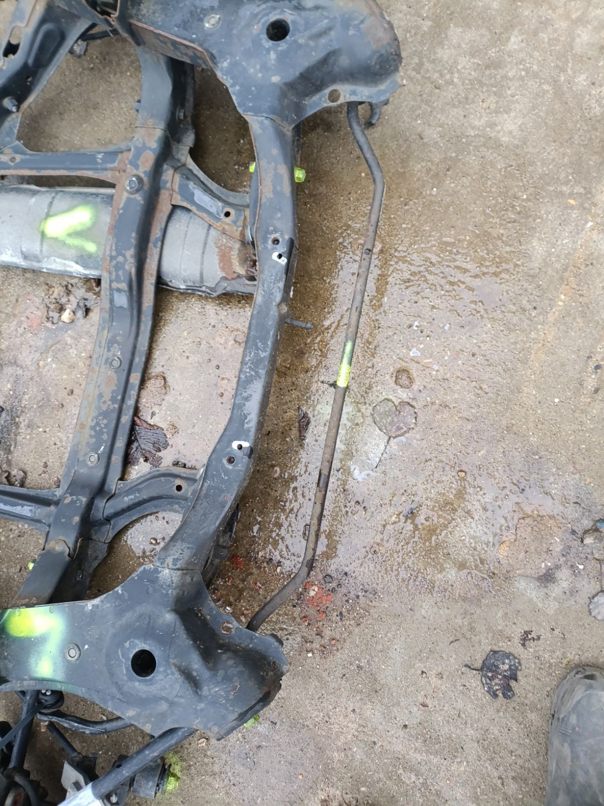 Балка подвески на Honda Accord CF4 F20B Фото 19