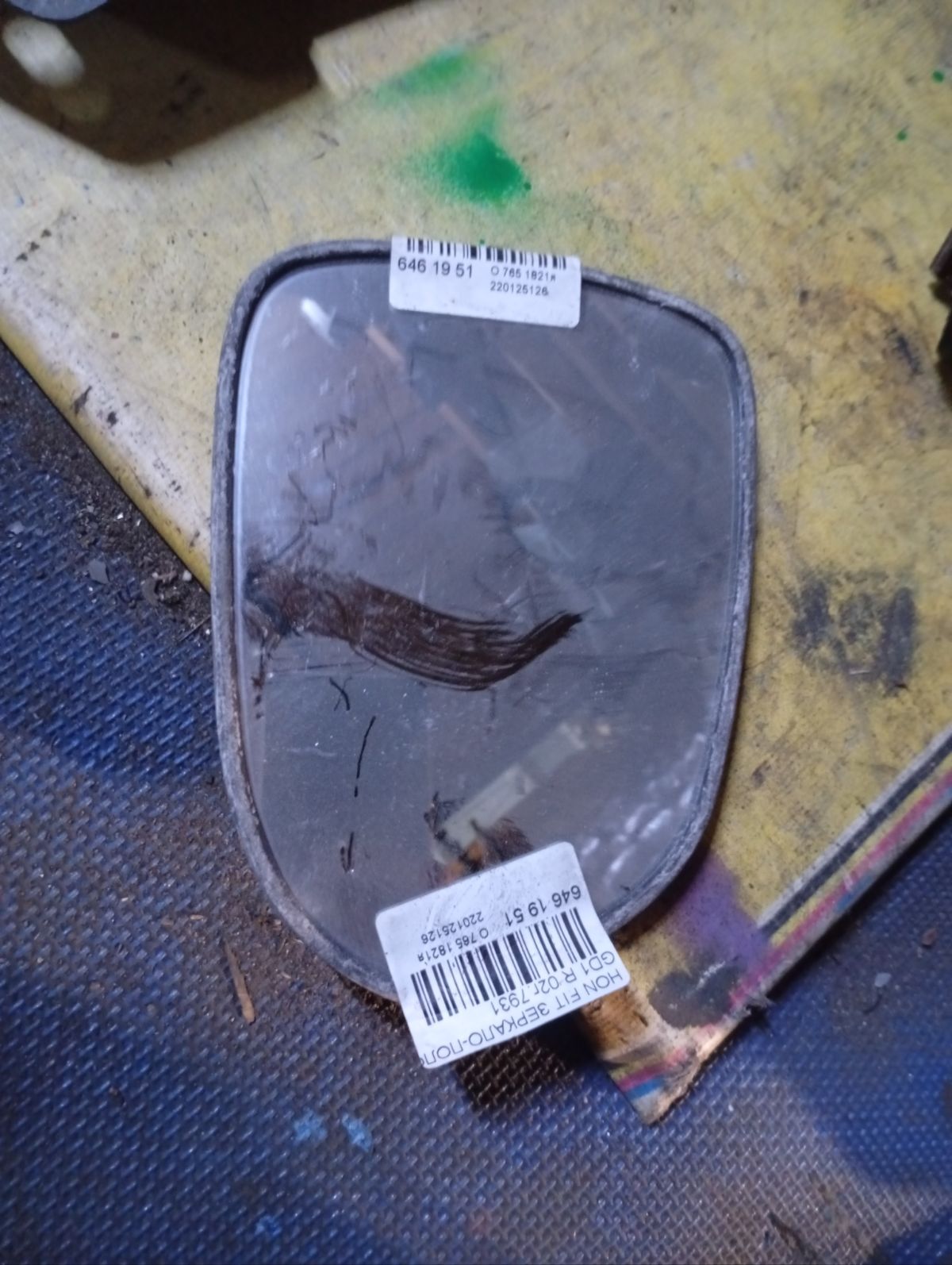 Зеркало-полотно на Honda Fit GD1 Фото 2