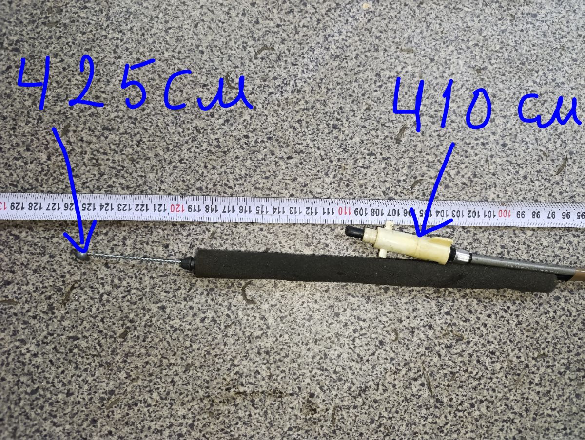 Тросик топливного бака 77035-22220 на Toyota GX100 Фото 6