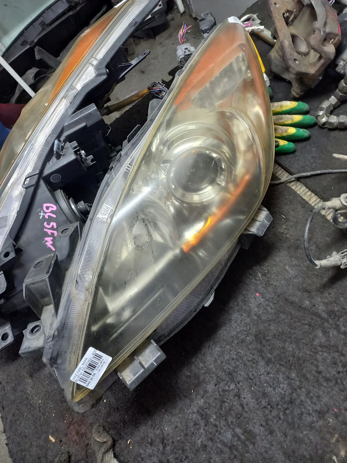 Фара 100-41343 100-41343,BDG7-51040 на Mazda Axela Sport BL5FW Фото 3