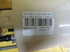 Бензонасос 17040-3VA1B на Nissan Note E12 HR12DDR Фото 3