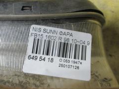 Фара 1602 на Nissan Sunny FB15 Фото 3